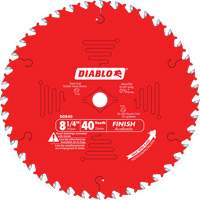 Lames de scie pour entrepreneur - Lames de scie finition, 8-1/4", 40 dents, Pour Bois Consource