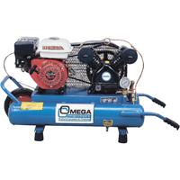 Contractor Series Air Compressors, Gas, 6.6 Gal. (8 US Gal), 125 PSI Consource