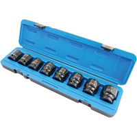 Jeu de douilles SAE PS834, 8 Mcx, Chocs, Prise de 3/4" Consource