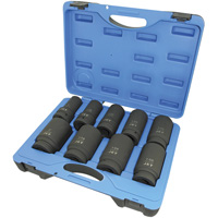 Jeu de douilles SAE &agrave; 6 pans PS901D, 9 Mcx, Chocs, Prise de 1", Profond Consource