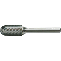 Fraises au carbure solide - Forme cylindrique avec embout sph&eacute;rique CLEVELAND, , 3/32" dia., 7/16" profondeur de la coupe Consource