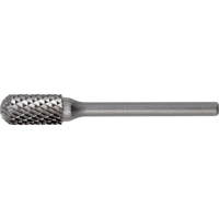 Fraises au carbure solide - Forme cylindrique avec embout sph&eacute;rique CLEVELAND, , 1/8" dia., 9/16" profondeur de la coupe Consource