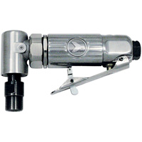 Petite rectifieuse &agrave; t&ecirc;te angulaire sur 90° MDG90 0,3 CV, Collet 1/4", 18000 Tr/min Consource