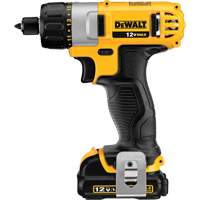 Max Screwdriver Kit, 1/4", 12 V, 160 UWO Max. Torque, Lithium-Ion Battery Consource