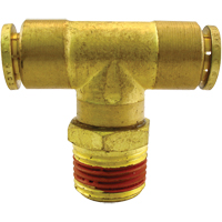 P.T.C. Swivel Male Branch Tees, Brass, 1/8" Consource