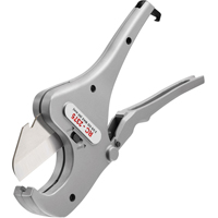 Ratchet Action Plastic Pipe & Tubing Cutter #RC-2375, 1/8" - 2-3/8" Capacity Consource