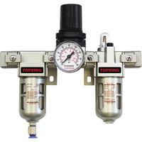 Filtreur/r&eacute;gulateur & lubrificateur modulaire Airflo (manom&egrave;tre compris), 1/4" NPT Consource