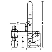 Vertical Hold-Down Clamps - 201 Series Consource