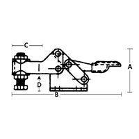 Horizontal Hold-Down Clamps - 205 Series Consource