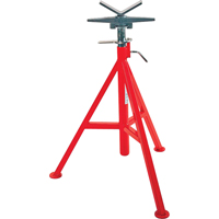 V Head High Pipe Stand #VJ-99, 71-132 cm Height Adjustment, 12" Max. Pipe Capacity, 2500 lbs. Max. Weight Capacity Consource
