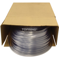 Tubing, Air/Water, 0.625" OD x 100' L, PVC, Clear, 30 PSI @ 20°C Consource