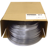 Tubing, Air/Water, 0.375" OD x 100' L, PVC, Clear, 55 PSI @ 20°C Consource