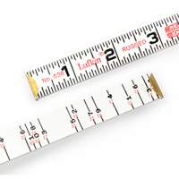 R&egrave;gle de maçon Red End, 6' lo, Bois, Graduations de 1/16" Consource