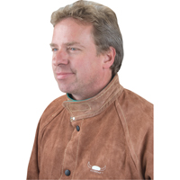 Welding Jacket, Leather, 4X-Large, Lava Brown Consource