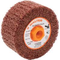 Blendex Surface Conditioning Drum, 4-1/4" Dia. x 2" W, 5/8"-11 Arbor, Coarse Grit Consource