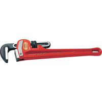 Straight Pipe Wrench No.10, 1-1/2" Jaw Capacity, 10" Long, Powder Coated Finish Consource
