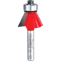 Router Bit - Chamfer Bit, 15/16" Dia., 1/4" Shank Consource