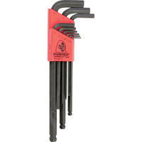 Balldrive L-Style Hex Key Set, 9 Pcs., Metric Consource