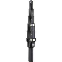 #2 Step Drill Bit, 3/16" - 1/2" , 1/16" Increments, High Speed Steel Consource