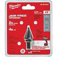 #7 Step Drill Bit, 7/8" - High Speed Steel Consource