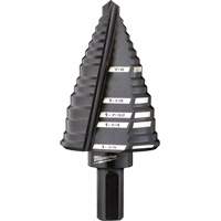 #12 Step Drill Bit, 7/8" - 1-3/8" , High Speed Steel Consource