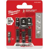 Jeu d'adaptateur de douilles &agrave; chocs Shockwave, 1/4" Prise, Sph&eacute;rique, 1-7/8" lo Consource