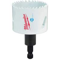 Scie-cloche Hole Dozer avec arbre, 2-1/8", Profondeur de la coupe 1-5/8", Bim&eacute;tal Consource