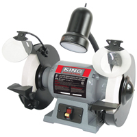 Bench Grinder, 8" Wheel Diameter, 1/2 HP, 1750 RPM Consource