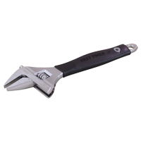Adjustable Wrench, 8-1/4" L, 1-1/2" Max Width, Polished Consource