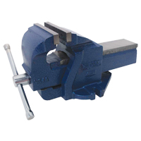 Ductile Iron Mechanics Bench Vise, 4-1/2" Jaw Width, 2-3/5" Throat Depth Consource