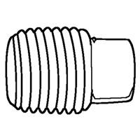 Pipe Plugs (Square Head), 1/8" Dia., Brass Consource