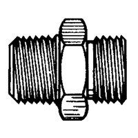 Reducer/Adapter Fitting, 1/4" x 1/8" Dia, Brass Consource