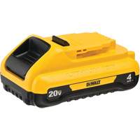 Max* Compact Battery Pack, Lithium-Ion, 20 V, 4 Ah Consource