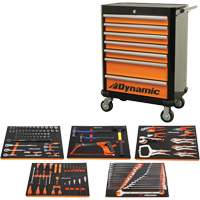 Ensemble d'outils pour m&eacute;canicien automobile avec armoire roulante Consource