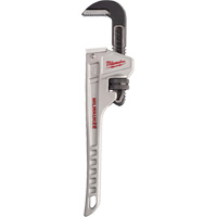 Pipe Wrench, 1-1/2" Jaw Capacity, 10" Long, Ergonomic Handle Consource