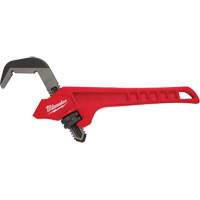 Steel Offset Hex Pipe Wrench, 2-5/8" Jaw Capacity, 10-1/2" Long, Powder Coated Finish, Ergonomic Handle Consource
