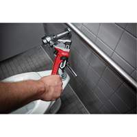 Smooth Jaw Pipe Wrench, 2-5/8" Jaw Capacity, 12" Long, Powder Coated Finish, Ergonomic Handle Consource