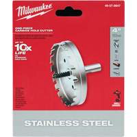 Scies-cloches au carbure monobloc, 4", Profondeur de la coupe de 3/16" Consource