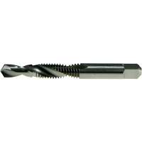 Taraud et foret combin&eacute; DRILLCO, #4, Acier rapide, Pointe de 118° Consource
