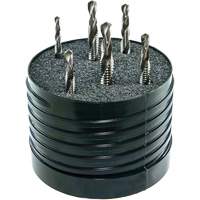 Jeu de tarauds & forets combin&eacute;s DRILLCO, 6 morceaux, Acier rapide Consource