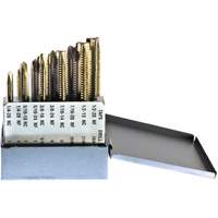 DRILLCO Tap Set, 10 Pieces Consource