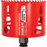 Scie cloche pour bois et m&eacute;tal, 3-1/2", Profondeur de la coupe 2-3/8", Carbure Consource
