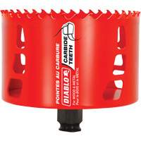 Scie cloche pour bois et m&eacute;tal, 4-1/8", Profondeur de la coupe 2-3/8", Carbure Consource