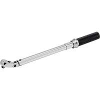 Micrometer Torque Wrench, Click, 3/8" Square Drive, 10.17 - 105.1 N.m/5 - 75 ft-lbs. Consource
