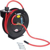 Hose Reel, Air/Water, 1/2" x 50', Single Hose, 300 psi Consource
