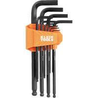 L-Style Long Ball-End Hex Key Set, 10 Pcs., Metric Consource