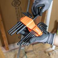 L-Style Long Ball-End Hex Key Set, 10 Pcs., Metric Consource