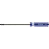 Blue Transparent Striped Philips Screwdriver, #3, Plastic Handle Consource