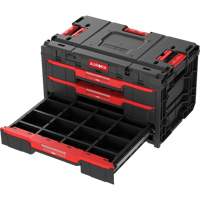 Arx&reg; 3-Drawer Toolbox, 23-1/10" x 15" x 13-2/5", Black Consource