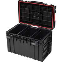 Arx Large Toolbox, 23" x 15-1/5" x 16-1/2", Black Consource
